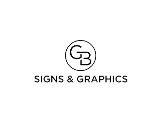 GB Signs & Graphics logo design by checx