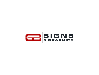 GB Signs & Graphics logo design by ArRizqu