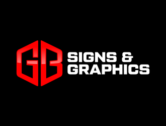 GB Signs & Graphics logo design by mashoodpp