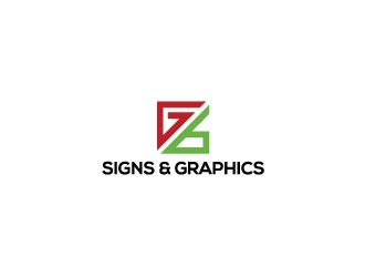 GB Signs & Graphics logo design by imalaminb