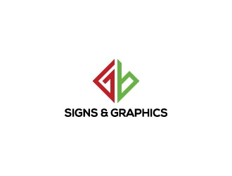 GB Signs & Graphics logo design by imalaminb