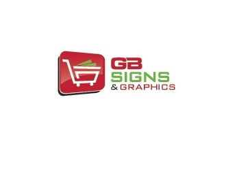 GB Signs & Graphics logo design by GreenLamp