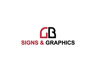 GB Signs & Graphics logo design by imalaminb