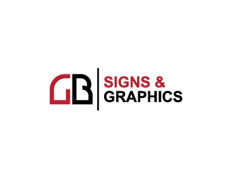 GB Signs & Graphics logo design by imalaminb