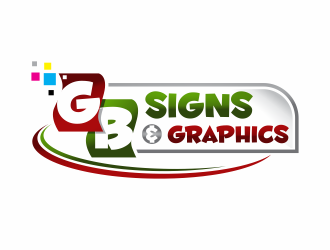 GB Signs & Graphics logo design by agus