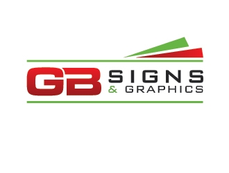 GB Signs & Graphics logo design by GreenLamp