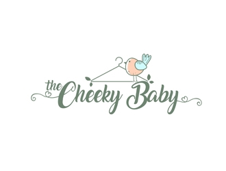 The Cheeky Baby logo design by Bascara