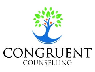 Congruent Counselling logo design by jetzu