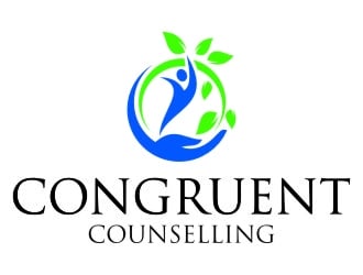 Congruent Counselling logo design by jetzu