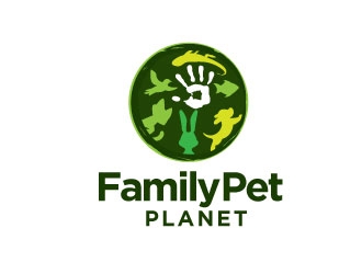 Family Pet Planet logo design by bezalel