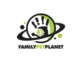 Family Pet Planet logo design by rokenrol