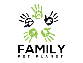 Family Pet Planet logo design by Suvendu