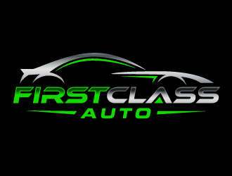 First Class Auto logo design by akilis13