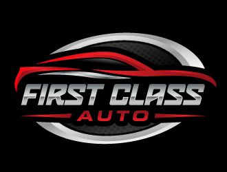 First Class Auto logo design by akilis13