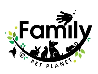 Family Pet Planet logo design by shere