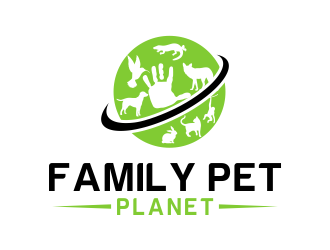 Family Pet Planet logo design by done