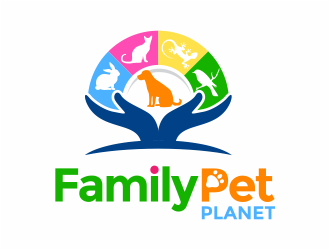 Family Pet Planet logo design by mutafailan