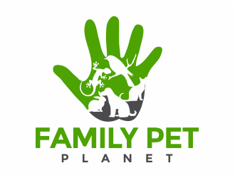 Family Pet Planet logo design by mutafailan