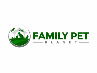 Family Pet Planet logo design by mutafailan