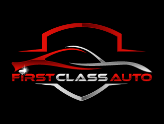 First Class Auto logo design by BrightARTS