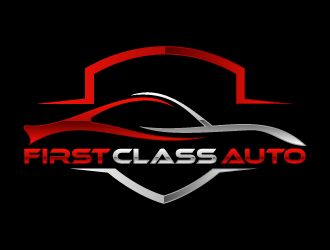 First Class Auto logo design by BrightARTS