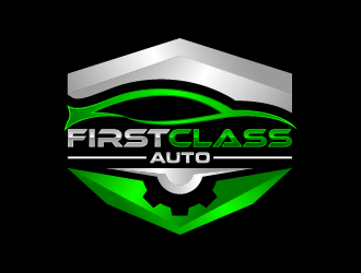 First Class Auto logo design by mhala