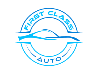 First Class Auto logo design by BrightARTS