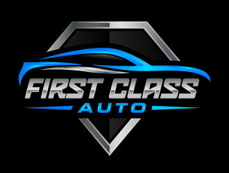 First Class Auto logo design by akilis13