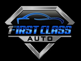 First Class Auto logo design by PMG