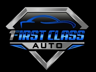 First Class Auto logo design by PMG