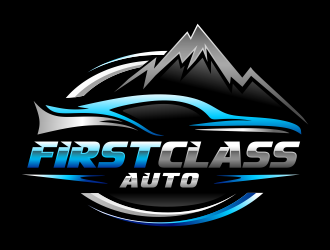 First Class Auto logo design by imagine