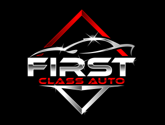 First Class Auto logo design by ubai popi