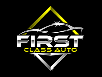 First Class Auto logo design by ubai popi