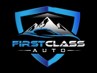 First Class Auto logo design by usef44