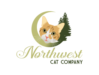 Northwest Cat Company logo design by Kruger