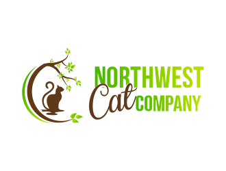 Northwest Cat Company logo design by ROSHTEIN