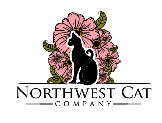 Northwest Cat Company logo design by bezalel