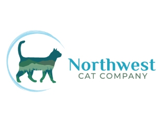 Northwest Cat Company logo design by Boomstudioz