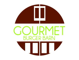 Gourmet Burger Barn logo design by ElonStark