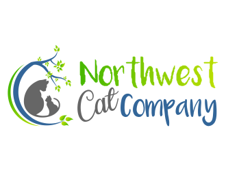 Northwest Cat Company logo design by ROSHTEIN