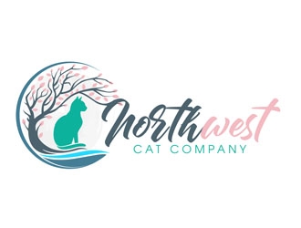 Northwest Cat Company logo design by DreamLogoDesign