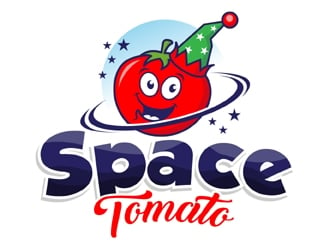 Space Tomato logo design by MAXR