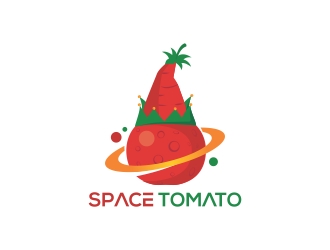 Space Tomato logo design by rokenrol