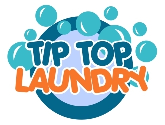 TIP TOP LAUNDRY logo design by ElonStark
