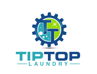 TIP TOP LAUNDRY logo design by THOR_