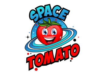 Space Tomato logo design by DreamLogoDesign