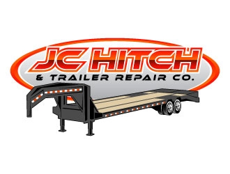 JC Trailer & Hitch Repair Co.  logo design by daywalker