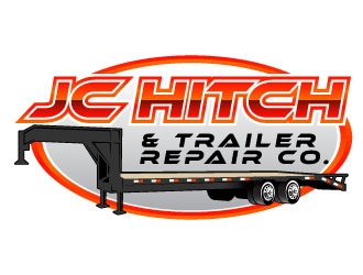 JC Trailer & Hitch Repair Co.  logo design by daywalker