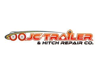 JC Trailer & Hitch Repair Co.  logo design by Aelius