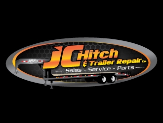 JC Trailer & Hitch Repair Co.  logo design by dshineart